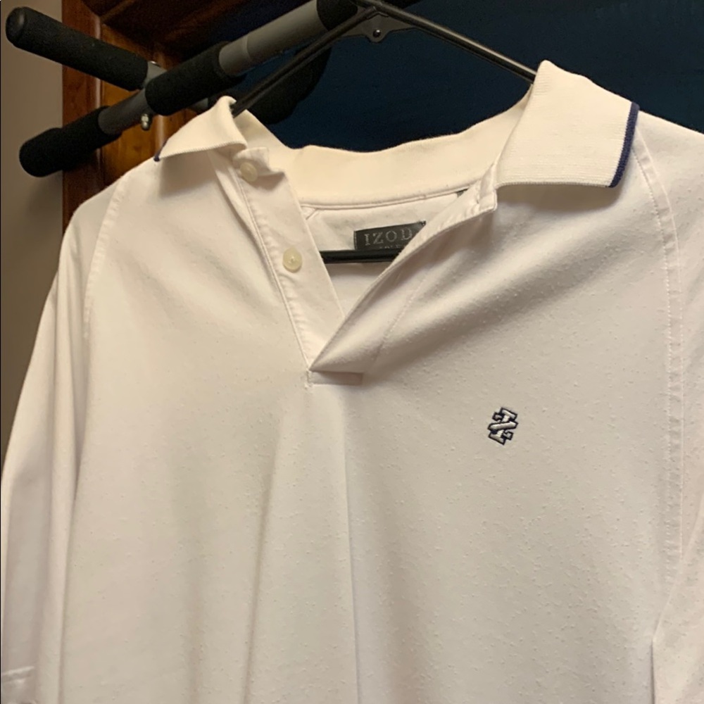 IZOD Men's White Polo Shirt
